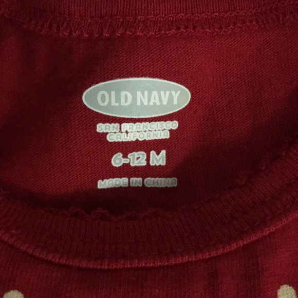 Old Navy red and white polkadot Baby dress - Picture 3 of 6